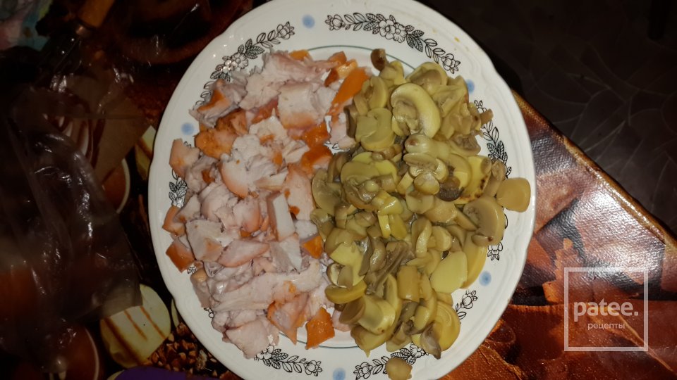 Лоранский Пирог с курицей и грибами - Шаг 2