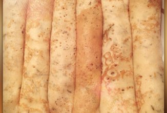 Блинчики с куриной начинкой