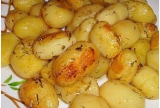 Картофель запечённый в пакете