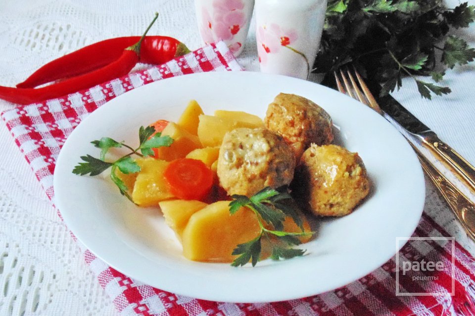 Рыбные тефтели с картофелем - Шаг 11