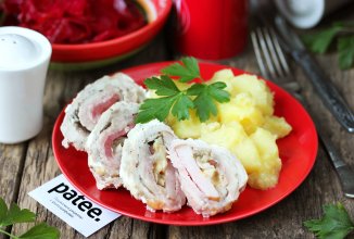 Свиные рулетики с начинкой