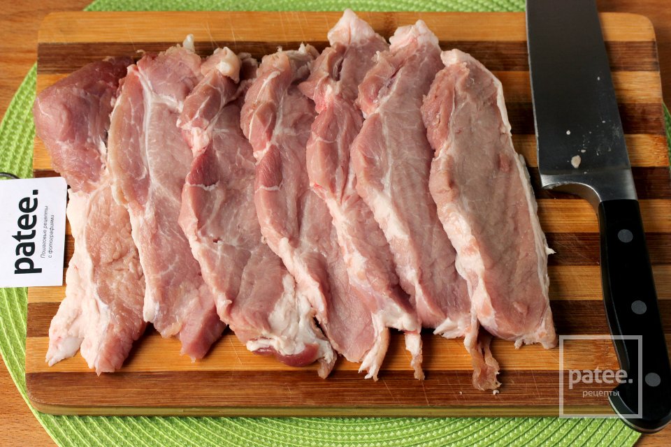 Свиные рулетики с начинкой - Шаг 2