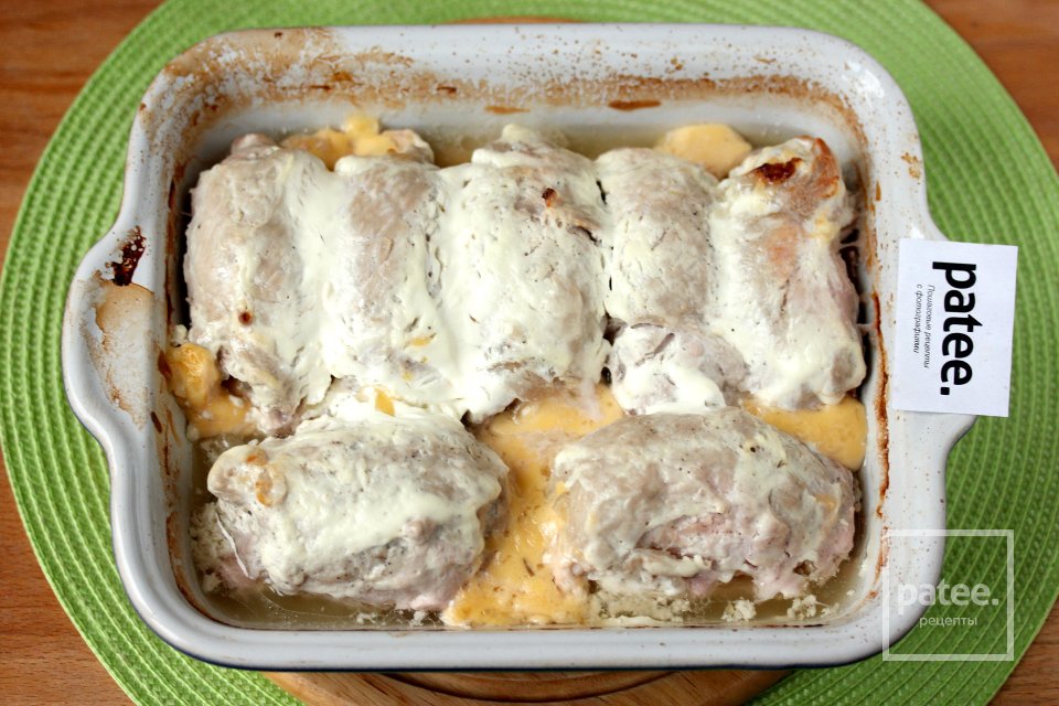 Свиные рулетики с начинкой - Шаг 13