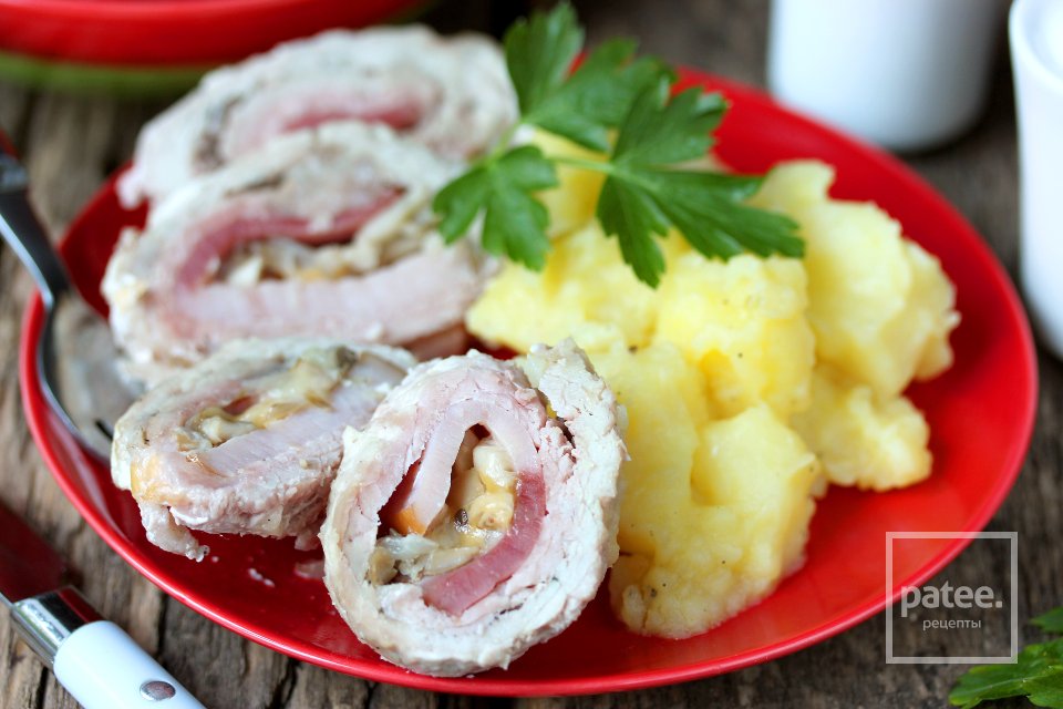 Свиные рулетики с начинкой - Шаг 14