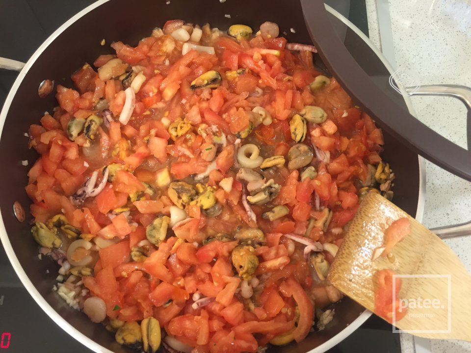 Паста с морепродуктами - Шаг 5