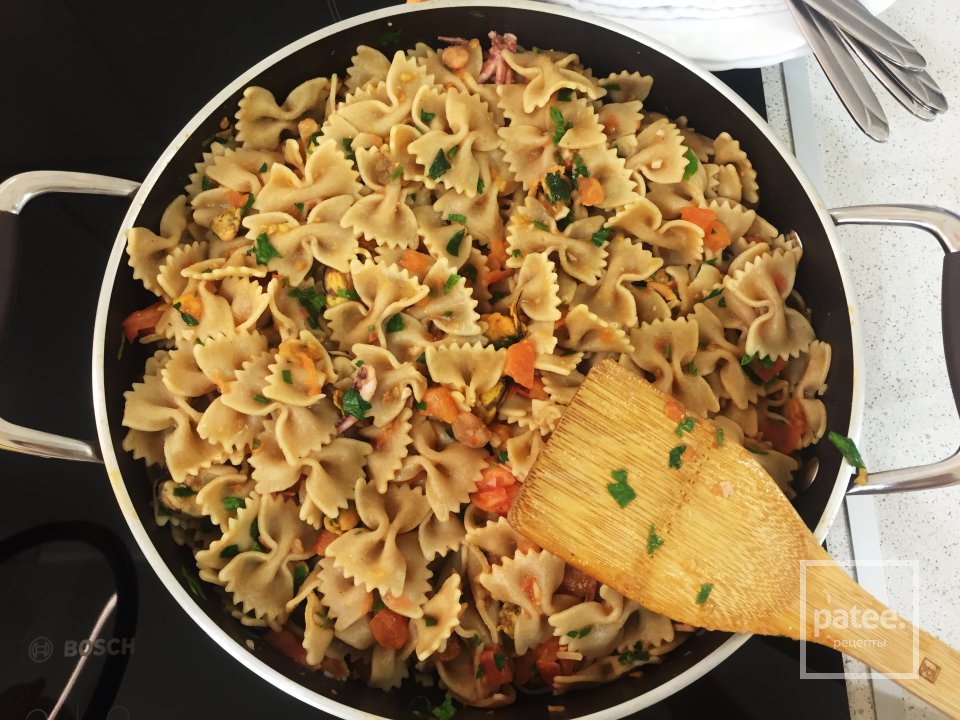 Паста с морепродуктами - Шаг 7