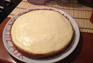 Чиз-кейк с банановыми дольками