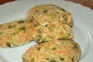 ПП паровые котлетки с овощами