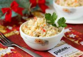 Салат Оливье с крабовыми палочками