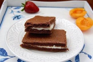 Пирожные "Киндер милк слайс"