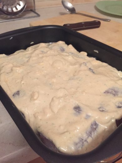 Нежная рыбка в сметанным соусе с картофелем - Шаг 10