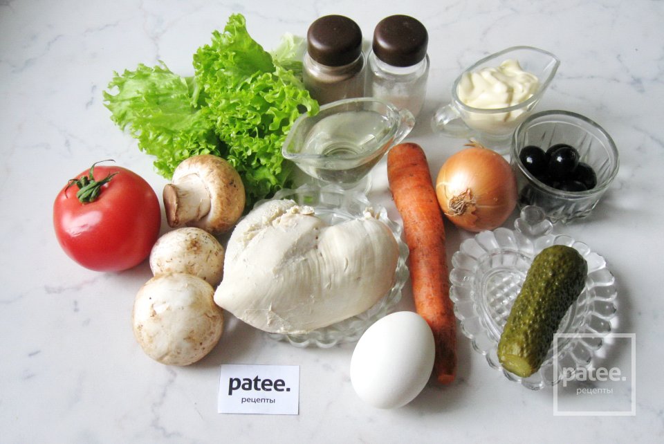 Новогодний салат Обезьянка - Шаг 1