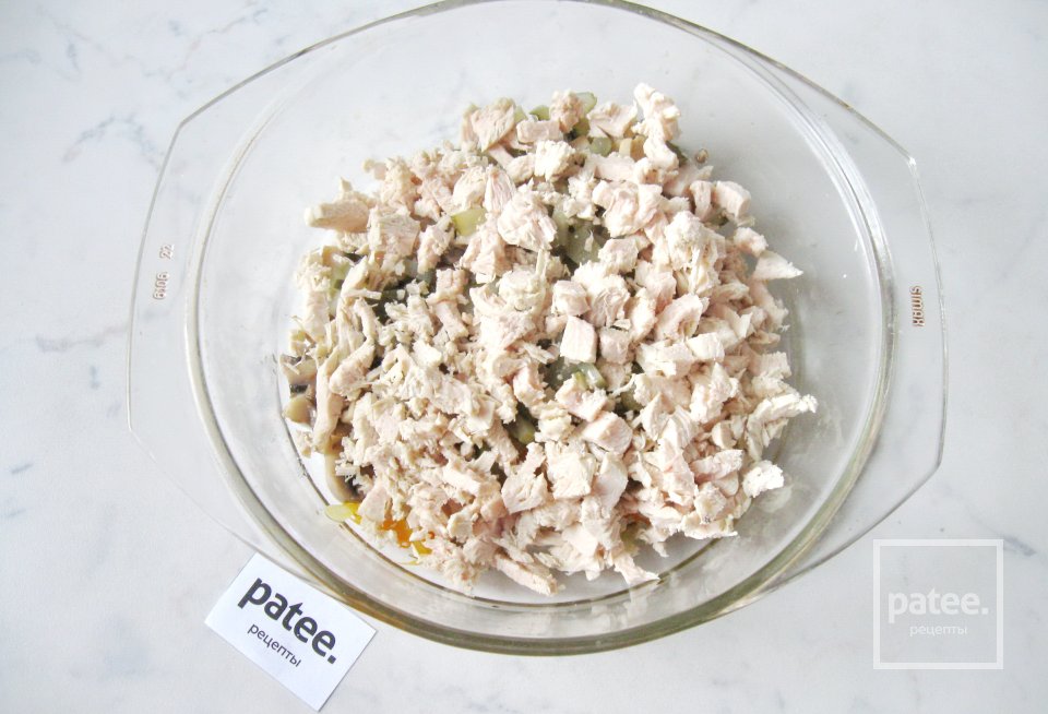 Новогодний салат Обезьянка - Шаг 10