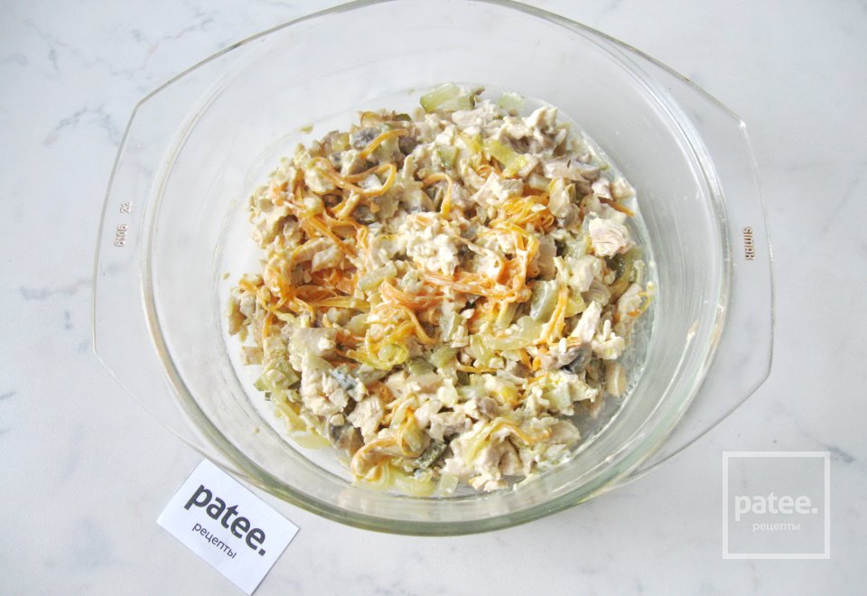 Новогодний салат Обезьянка - Шаг 12