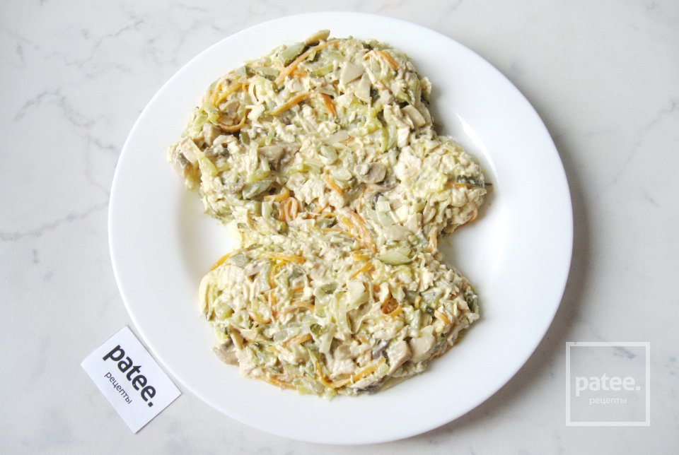 Новогодний салат Обезьянка - Шаг 13