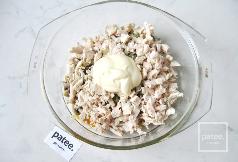 Новогодний салат Обезьянка - Шаг 11