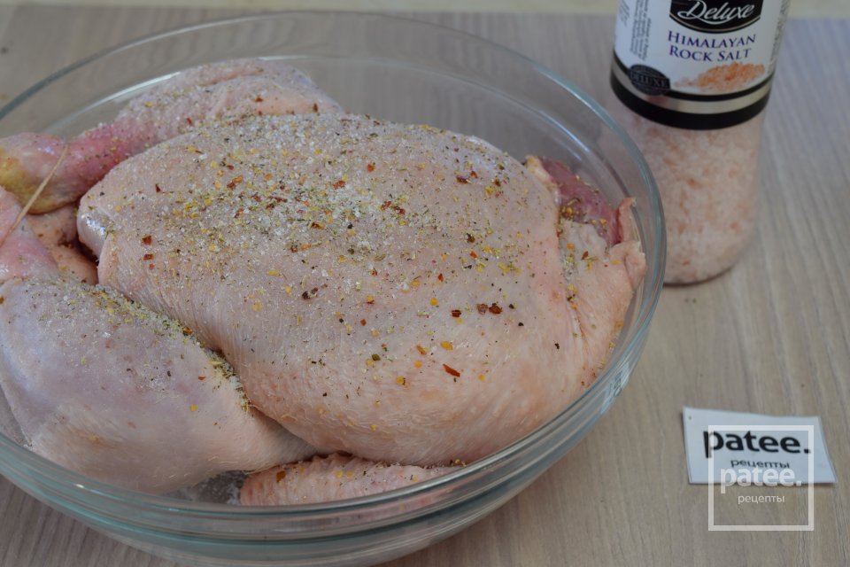 Курица запеченная с айвой и молодым картофелем - Шаг 4