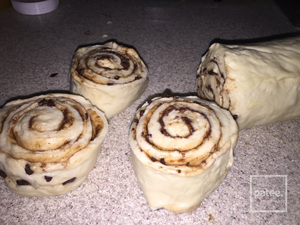 Будочки-улитки с шоколадной крошкой - Шаг 11