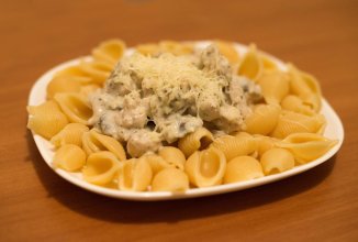 паста Альфредо ( домашняя интерпретация )