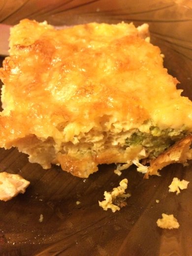 Запеканка с брокколи, цветной капустой и грибами - Шаг 6