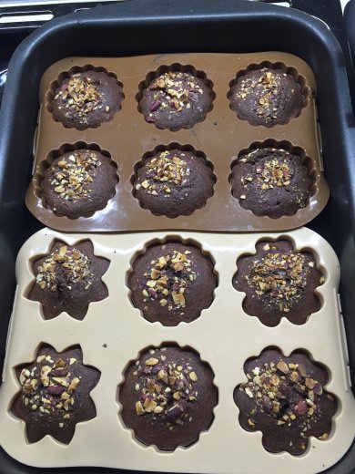 Диетические ПП шоколадно-арахисовые маффины - Шаг 3