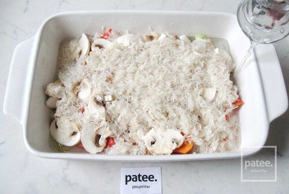 Куриные голени с рисом и овощами - Шаг 8