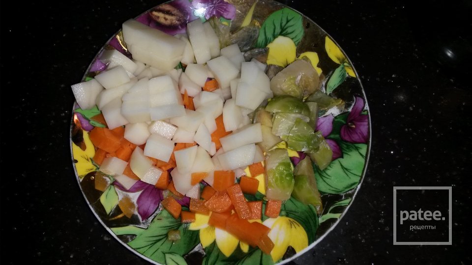 Борщ без мяса для деток - Шаг 2