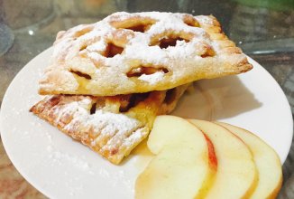 Слойки с яблоками и корицей 🍏👍