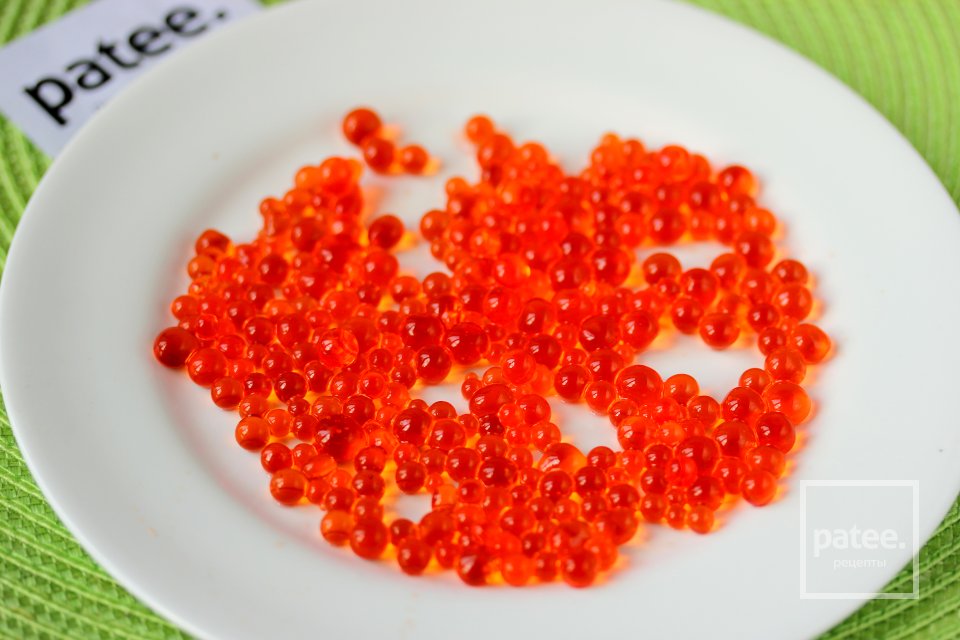 Торт Бутерброд с красной икрой - Шаг 7