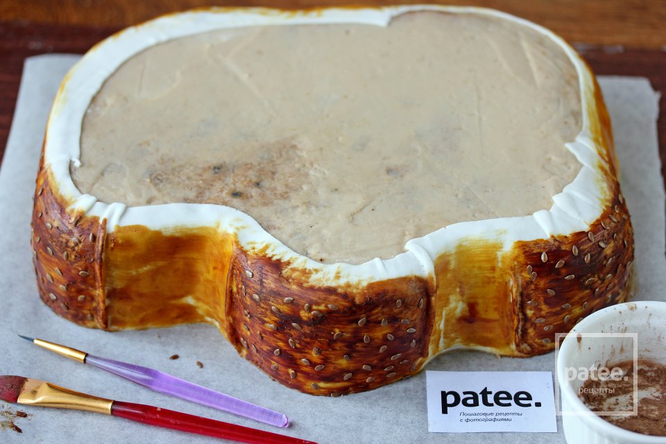 Торт Бутерброд с красной икрой - Шаг 28