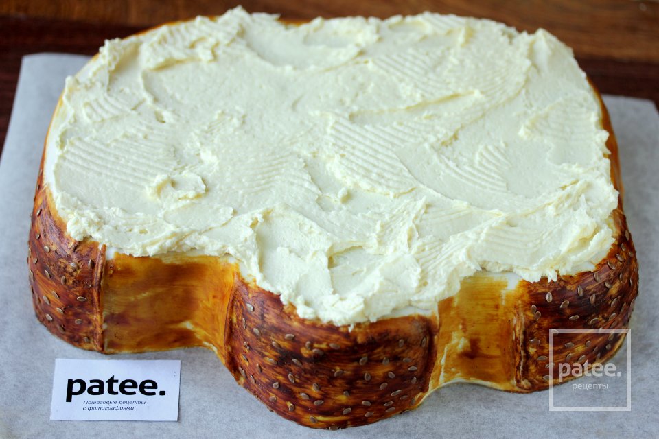 Торт Бутерброд с красной икрой - Шаг 29