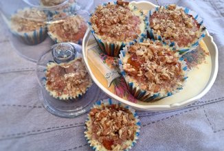 Тыквенные кексы со сгущенным молоком