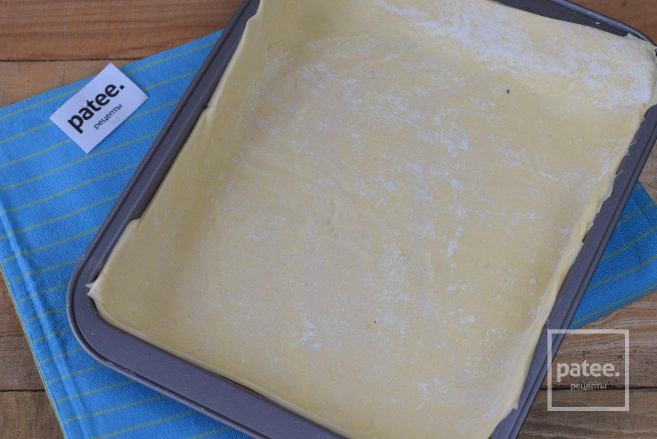 Картофельно-мясной пирог на слоеном тесте - Шаг 9