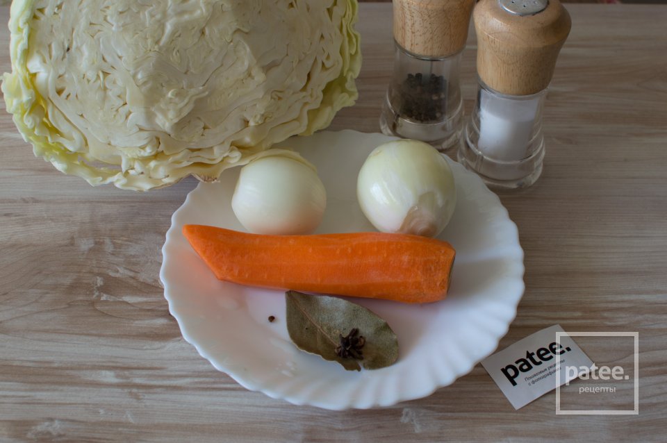 Капуста тушёная - Шаг 1