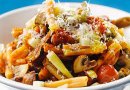 La pasta italiana - с грибами и копченым сыром