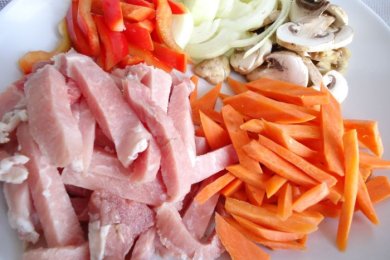 Свинина стир фрай - приготовление