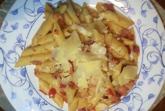 Паста "Букатини а-ля Аматричана"