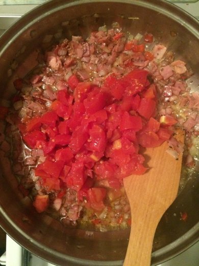 Паста "Букатини а-ля Аматричана" - Шаг 4