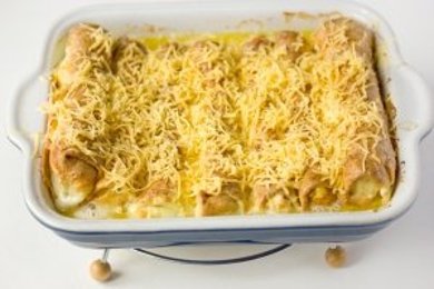 Запечённые яичные рулетики с мясной начинкой - приготовление