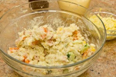 Японский картофельный салат - приготовление