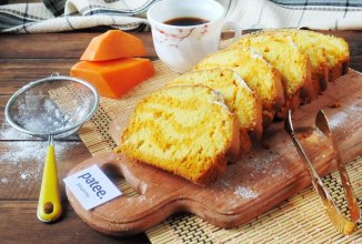 Двухцветный кекс с тыквой