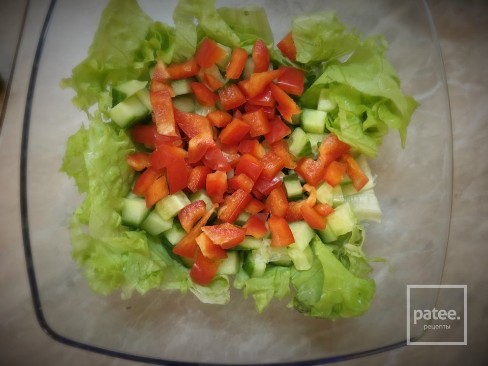 Салатик с вялеными помидорами - Шаг 2