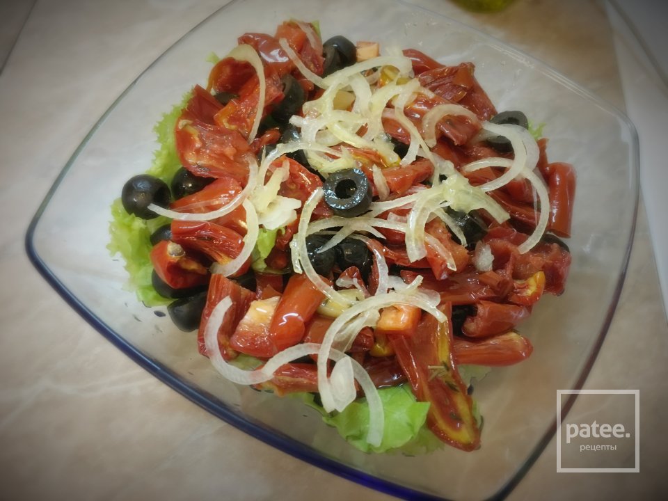 Салатик с вялеными помидорами - Шаг 3