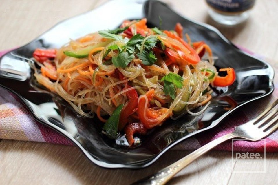 ФУНЧОЗА (кит. трад. 粉絲) с овощами - Шаг 6