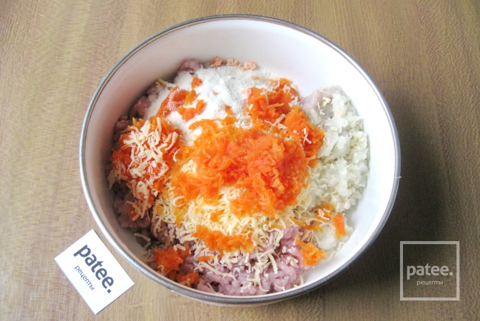 Рыбные котлеты с сыром и морковью - Шаг 6