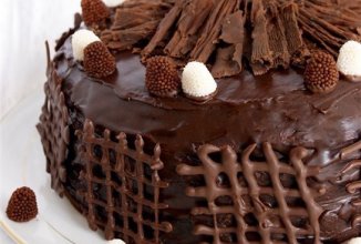 Шоколадный тортик с трюфельным кремом