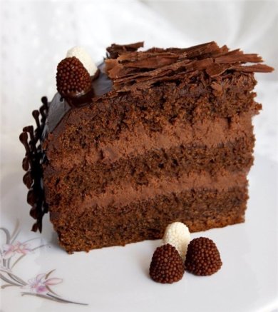 Шоколадный тортик с трюфельным кремом - Шаг 3