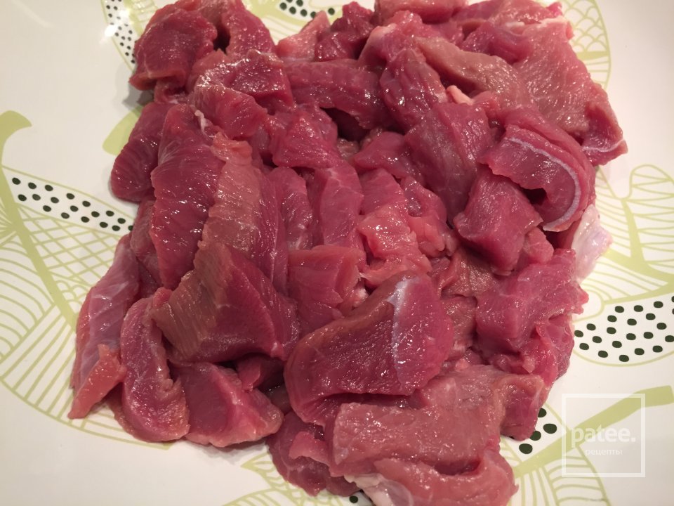 Рис с говядиной и овощами - Шаг 1