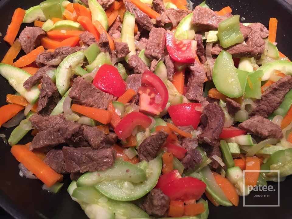 Рис с говядиной и овощами - Шаг 7