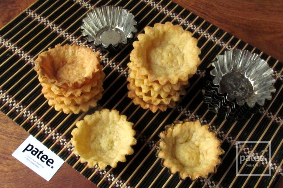 Сырные корзиночки с печенью трески - Шаг 9